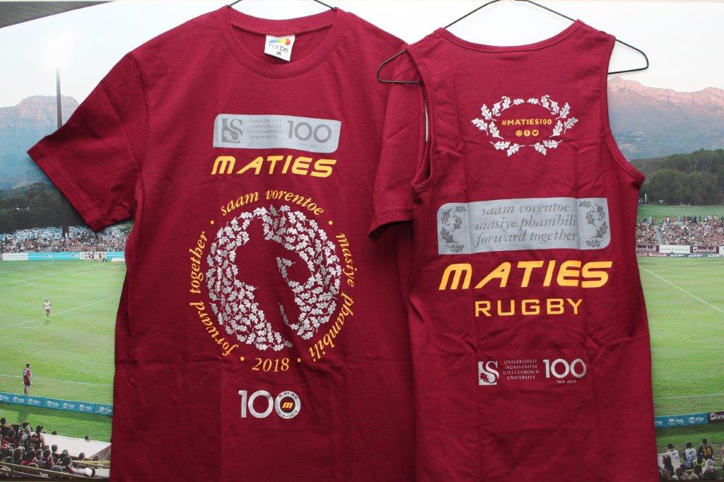 There is still some 2018 Supporters T-shirts available at the Maties Rugby Office (10:00-16:00). R100 per shirt