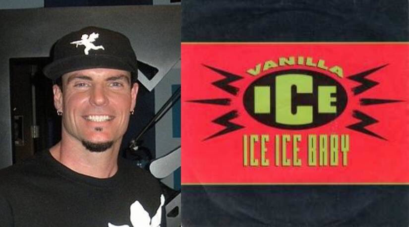 Happy 51st Birthday to Vanilla Ice! The rapper who performed the song, Ice Ice Baby. 