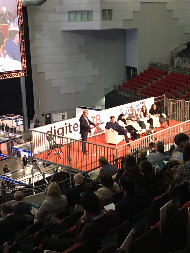 PublicSectorCo's tweet image. Plenary session has begun at #digitech18 - @gov_procurement - @GDSTeam