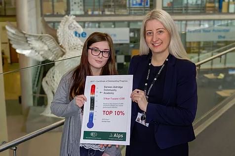 DACASixthform's tweet photo. Alps’ analysis of 2,590 schools and colleges’ A-level examination results across England, Wales and Northern Ireland shows that the DACA 6th Form is in the top 10 per cent of A-level providers in the country (March 2018). #sixthformatdaca #joinus https://t.co/7otUGJ803Z
