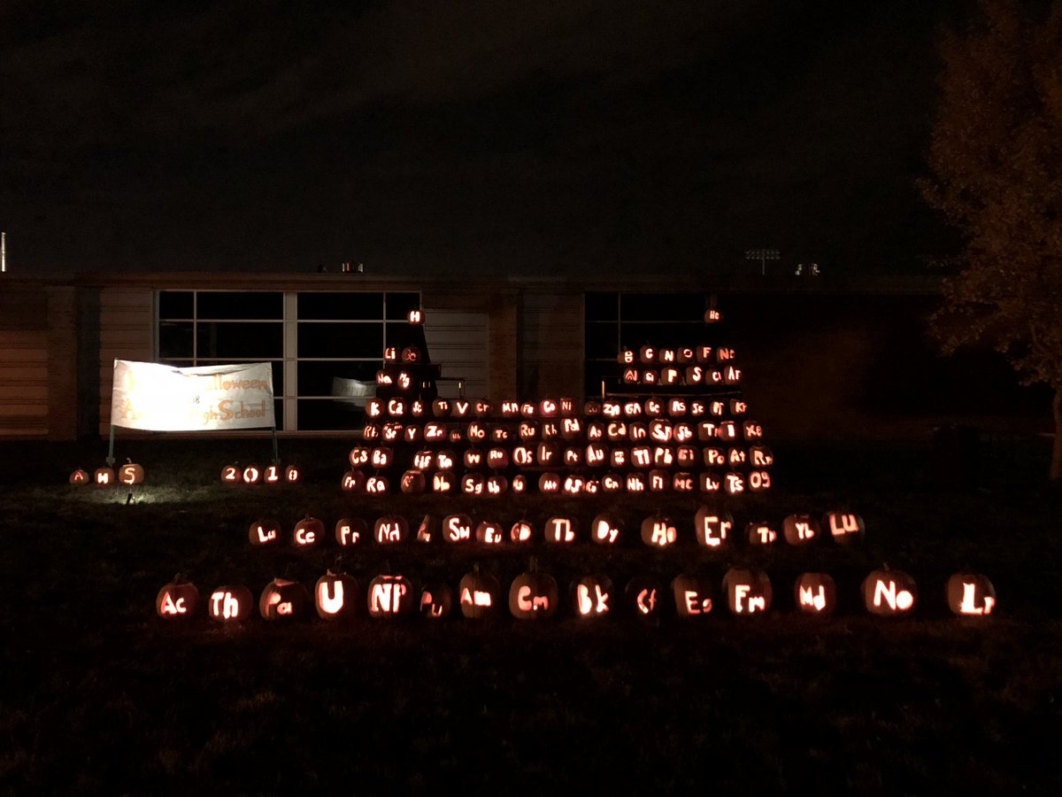 Justin Good (@justingood) on Twitter photo Itās back!!! Enjoy our Periodic Table of Pumpkins! Happy Halloween from the Anderson HS Science Department! š #RealTimeChem #Chemistry #Halloween <a href="/AmerChemSociety/">American Chemical Society</a> Itās back!!! Enjoy our Periodic Table of Pumpkins! Happy Halloween from the Anderson HS Science Department! š #RealTimeChem #Chemistry #Halloween <a href="/AmerChemSociety/">American Chemical Society</a>