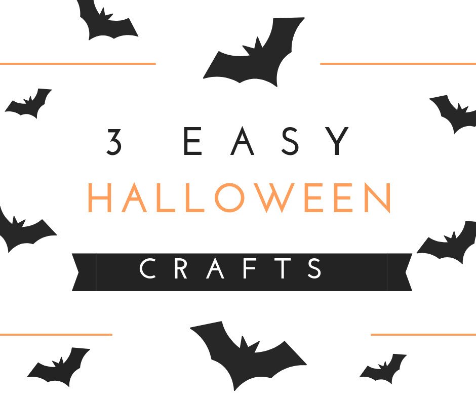 {blogged by @MindsSprouting} 3 Easy Halloween Crafts bit.ly/2QdR1KI