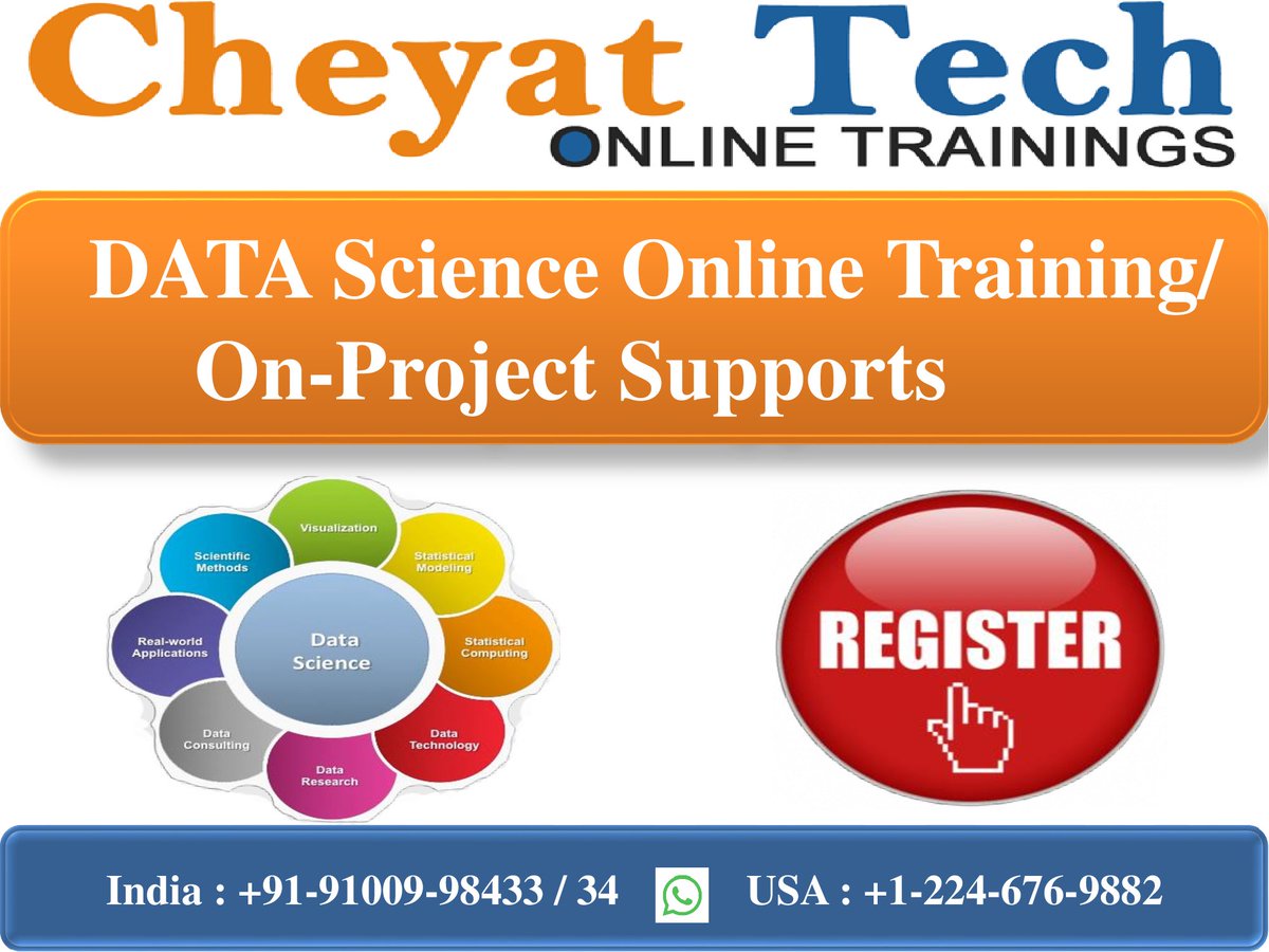 Cheyat_Tech's tweet image. Data Science Online Training / On project Support by Cheyat Tech 

Course Content : cheyat.com/datascience-on…

For more info contact us : Trainings@cheyat.com
India : +91-9100998433 / 34 (WAPP) 
USA  : +1-224-676-9882 

#DATASCIENCEOnlineTraining #CheyatTechnologies