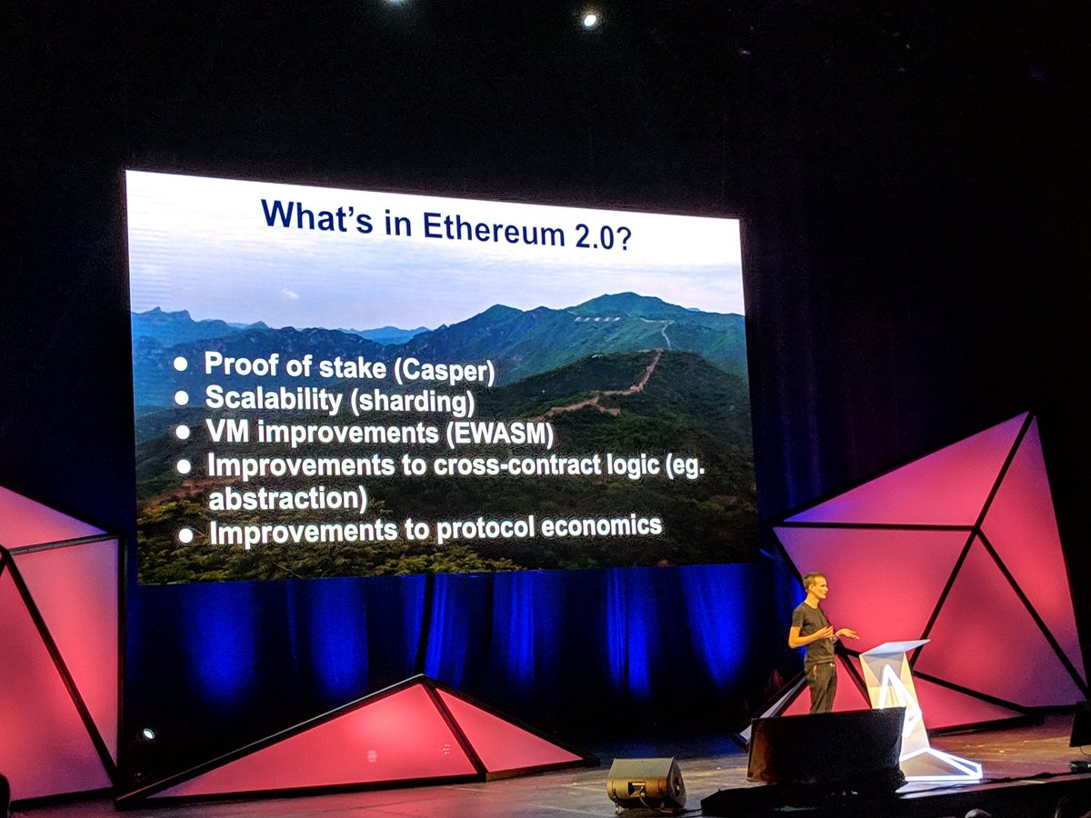 sir_Hankalot's tweet photo. All of a sudden, despite the setbacks and tribulations, #Ethereum is very close to launching what's been a 5-year goal Bring #Serenity (not #Shasper) the hell on! @VitalikButerin @ethereum #Devcon4 https://t.co/leuEhtJSII