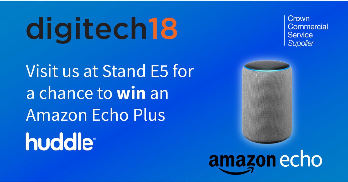 ideagenhuddle's tweet image. Come and see the G-Cloud Digitial Marketplace&apos;s #1 solution for cloud collaboration and secure file sharing - and be in with a chance to win!  We&apos;re on Stand E5.  
#digitech18 #collaboration