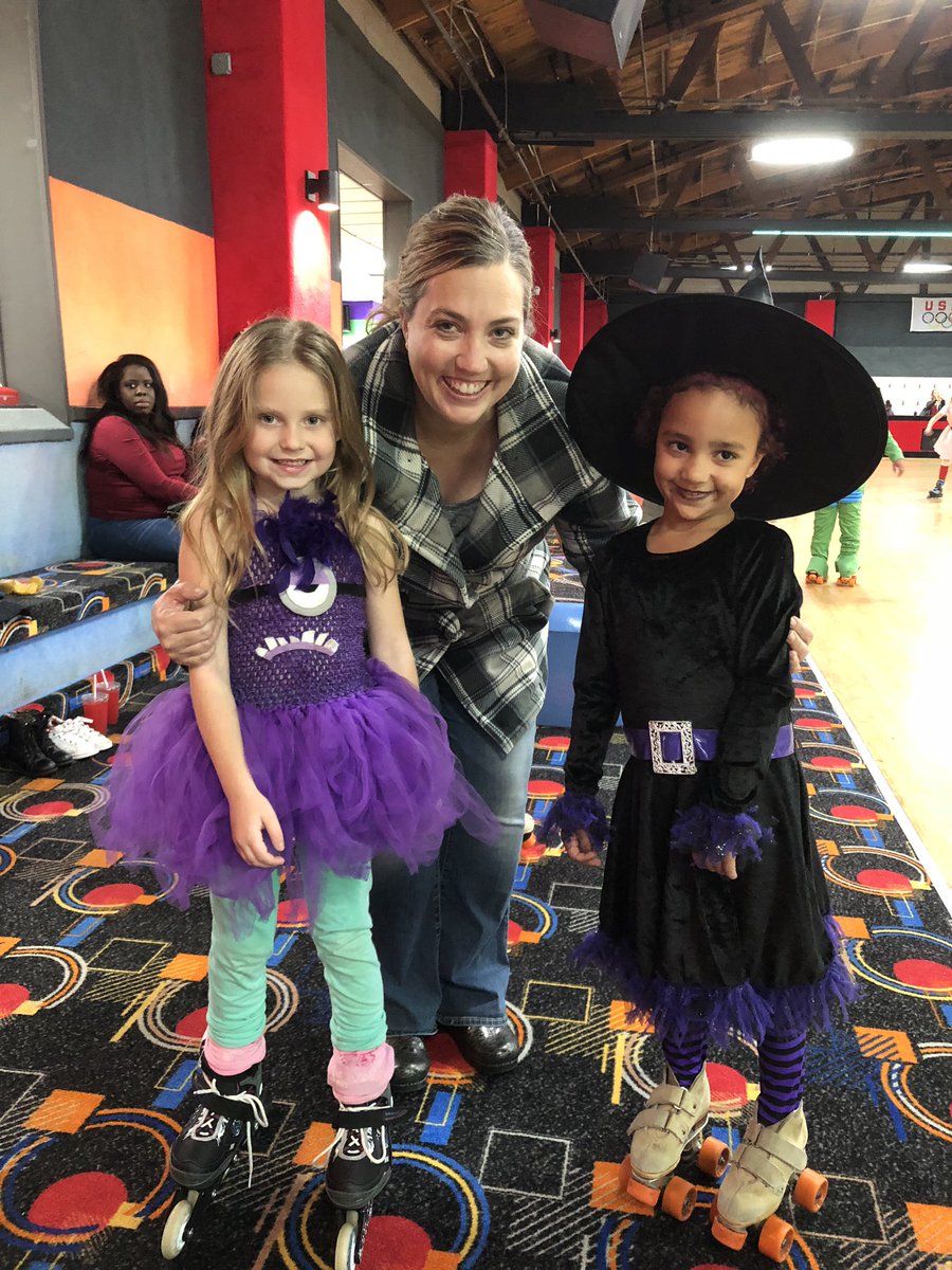 Kindergarteners contributing to the fun at skate night last night! #wb2020 #roosevelt2020