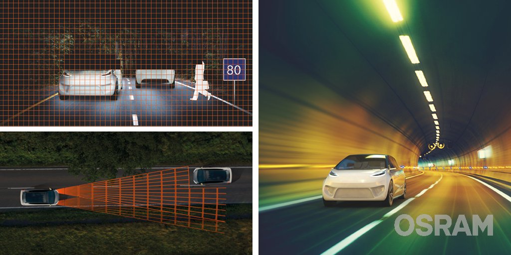 amsOSRAM's tweet image. Smart headlights: The intelligent hybrid #LED EVIYOS by #TheNewOSRAM enhances the drivers’ visibility without dazzling oncoming traffic: osram.com/os/application…