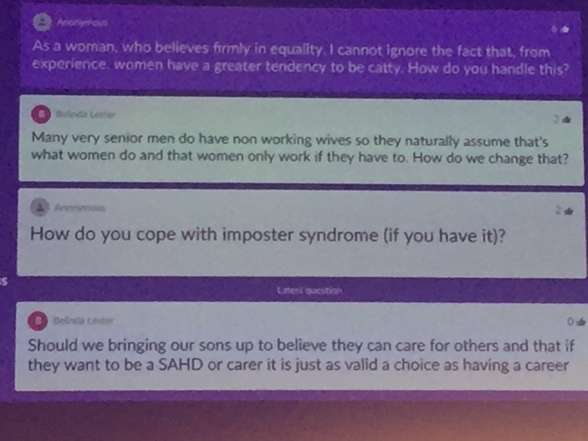 Great questions from our own ⁦@BelofMuswell⁩ ⁦<a href="/LionsheadLaw/">Lionshead Law</a>⁩ at #shemeansbusiness