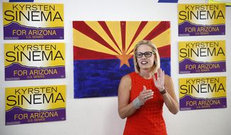 SMBWhitney's tweet photo. @jackieaz0306 @Amy_Siskind @iamLucretiaMott @kyrstensinema @RosenforNevada @clairecmc @HeidiHeitkamp @PhilBredesen @SenBillNelson @SenDonnelly @BetoORourke Flip the Senate Blue!
KnockโถMitch McConnell off his Senate Majority Ldr block
โ#VoteBlue โ#SinemaforSenate AZโ@kyrstensinema
โ#VoteBlueToSaveAmerica โ#VoteBlueToSaveAmerica
โ#ePluribusUnum โ#VOTESenateBLUE โ#RedToBlue
โ#CountryOverParty โ#CommonGound โ#ePluribusUnum https://t.co/p8vnJ577vN