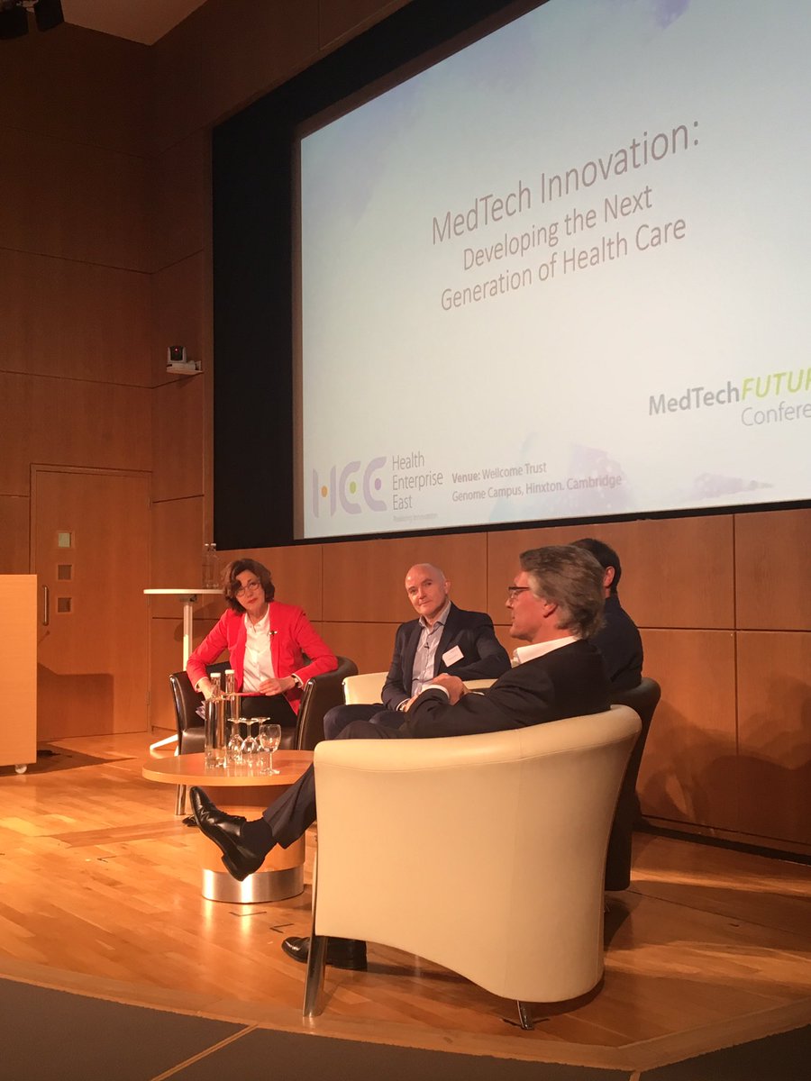james_clulow's tweet photo. Panel discussion @HealthEnterpris #MedTechFUTURES conference involving @IBM @xim_company @CMRSurgical discussing the further of #MEDTECH https://t.co/advOf20vbk
