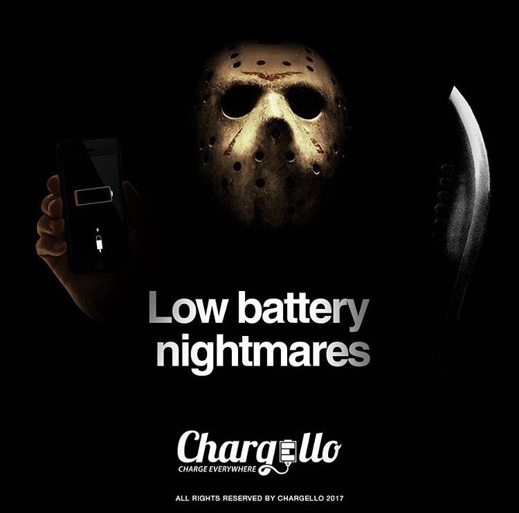 chargellocr's tweet image. Este Halloween no permitas que la bateria de tu celular te cause pesadillas. Chargello es tu solución para recargar gratis en tu lugar favorito. @chargellocr #chargellocr