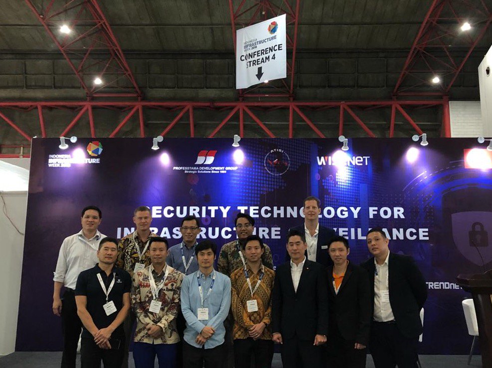 IIW_2018's tweet image. PT. Professtama Teknik Cemerlang and partners is engaging to raise the public awareness through this security technology seminar for infrastructure surveillance at IIW 2018. #IIW2018 #Infrasecurity