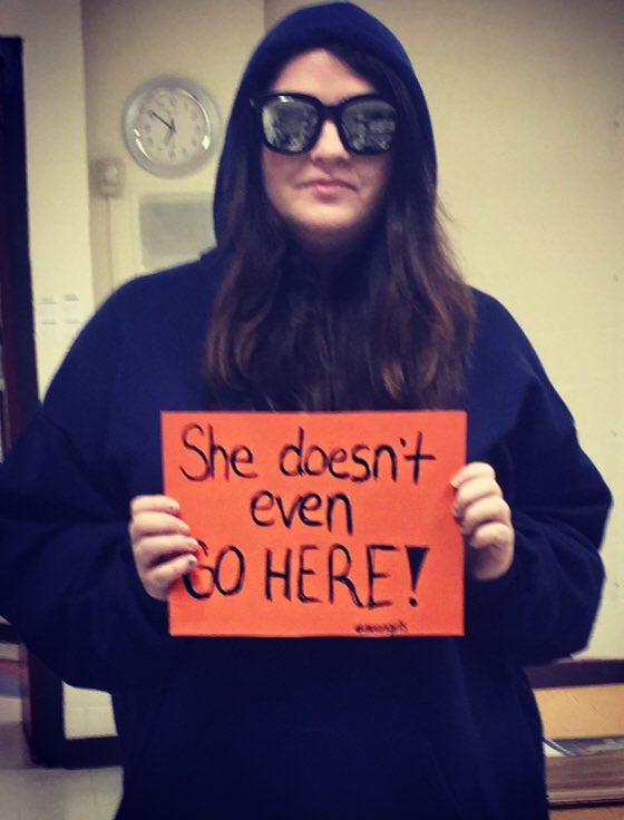 MsTutolo's tweet photo. 🎶I am beautiful in every single way, and words can’t bring me down🎶 #wickedwarrior #meangirls #noneforyouglencoco https://t.co/VqDkINFH0i