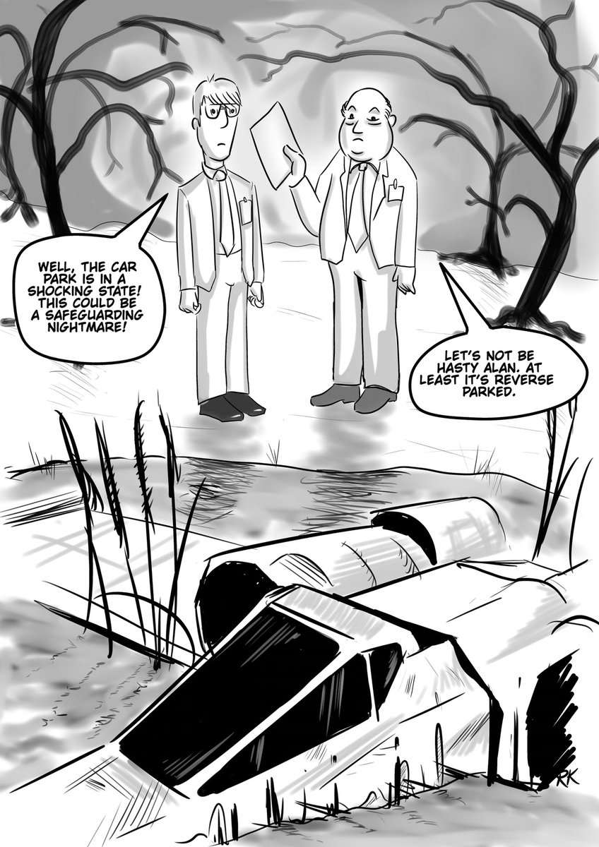 ClickersComic's tweet image. Very niche new comic strip:
#OfstedOnDagobah #StarWars #Teachers #Ofsted