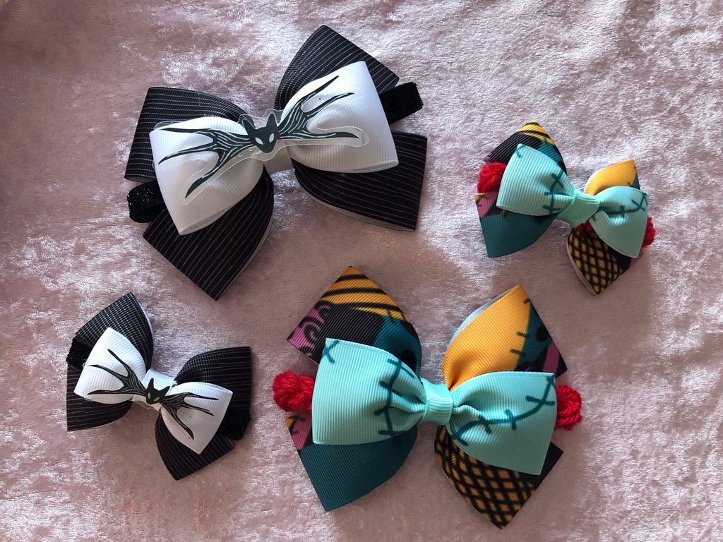 uponabowtiqueuk's tweet photo. "This is HALLOWEEN!" New jack and sally bows! :) #jackskellington #sally #jackandsally #nightmarebeforechristmas #halloween #halloween2018 #mnsshp 
#lovedisney #disneypark #disneygramers #disneyannualpassholder #disneydreams #dressedindisney #disneymerch #disneyobsessed https://t.co/eDXoQl3SQp