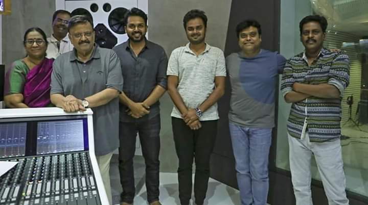 singamgroup8's tweet photo. The legend singer SPB sir has crooned for a song in Dev ! A @Jharrisjayaraj musical ..

#SPBcroonsforDEV

@Karthi_Offl @Rakulpreet @PrincePictures_ https://t.co/eqTRbtOova