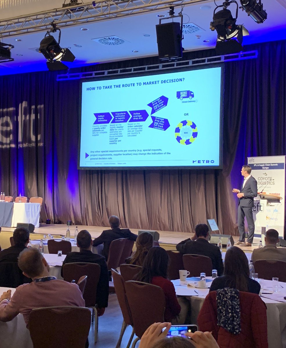 eyefortransport's tweet photo. @METRO_News sharing how they they are #optimising their global #supplychains and reduce #complexity #scseu18 https://t.co/Tv5H9c5YUx