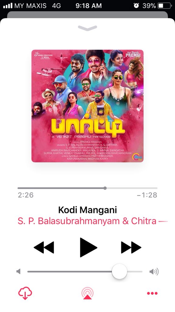 premgovindan's tweet photo. #Party songs in the loop ๐ถ๐๐๐ผ Instant hit music by #IsaiTequila @Premgiamaren ๐๐ป๐๐ป My most favourite is #KodiMangani well sung by #SPB sir & #Chitra mam and feel good lyrics by poet #GangaiAmaran.. #80sMusical #VPHangover https://t.co/ym70RU9XeY