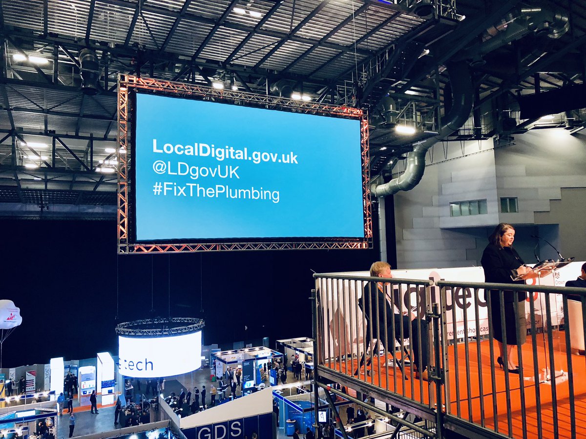 UppiliVentures's tweet image. Inspiring session at #digitech18 in #Leeds today with @Mhclg Director General Rachel McLean discussing #localgov progress of the local digital declaration with 86 organisations now signed up. See the video #FixThePlumbing, including some of the 44 Declaration co-authors.