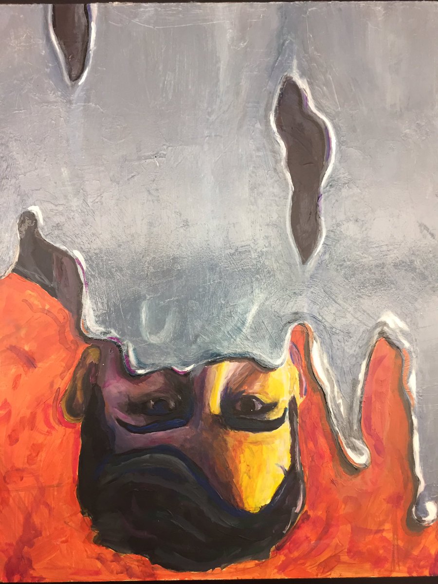 EBHSstudioart's tweet image. #acrylic #painting by #APstudioart student Thomas Gaffney