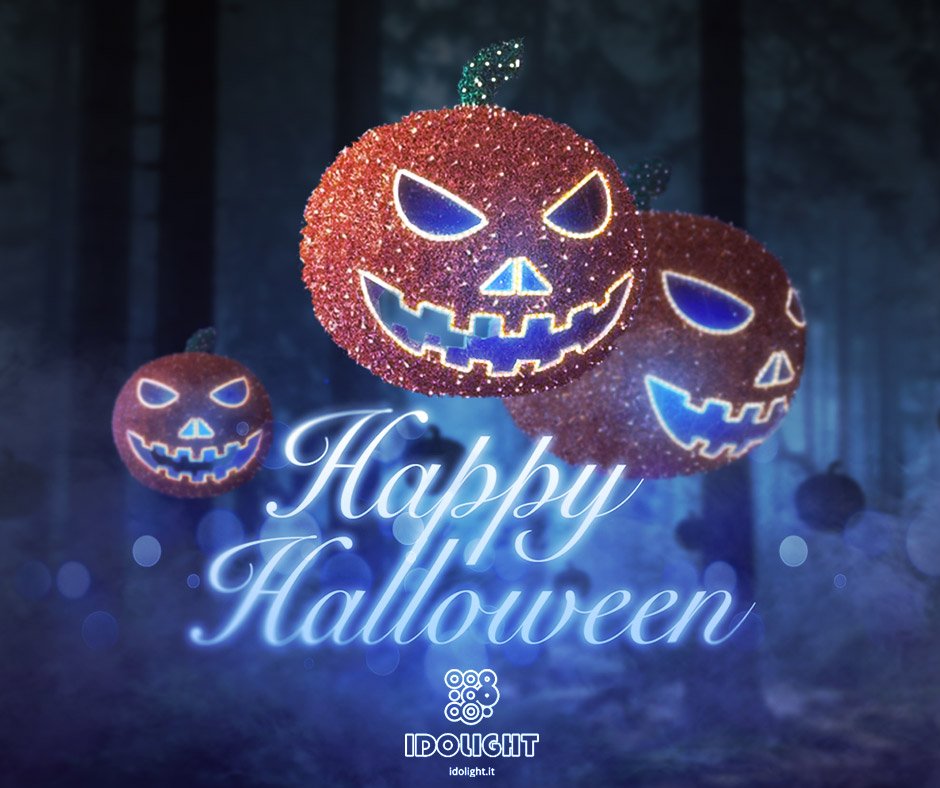 IDO_LIGHT's tweet photo. Idolight's team wishes you a creepy Halloween! #idolight #Halloween2018 https://t.co/aXSVlSXBpn