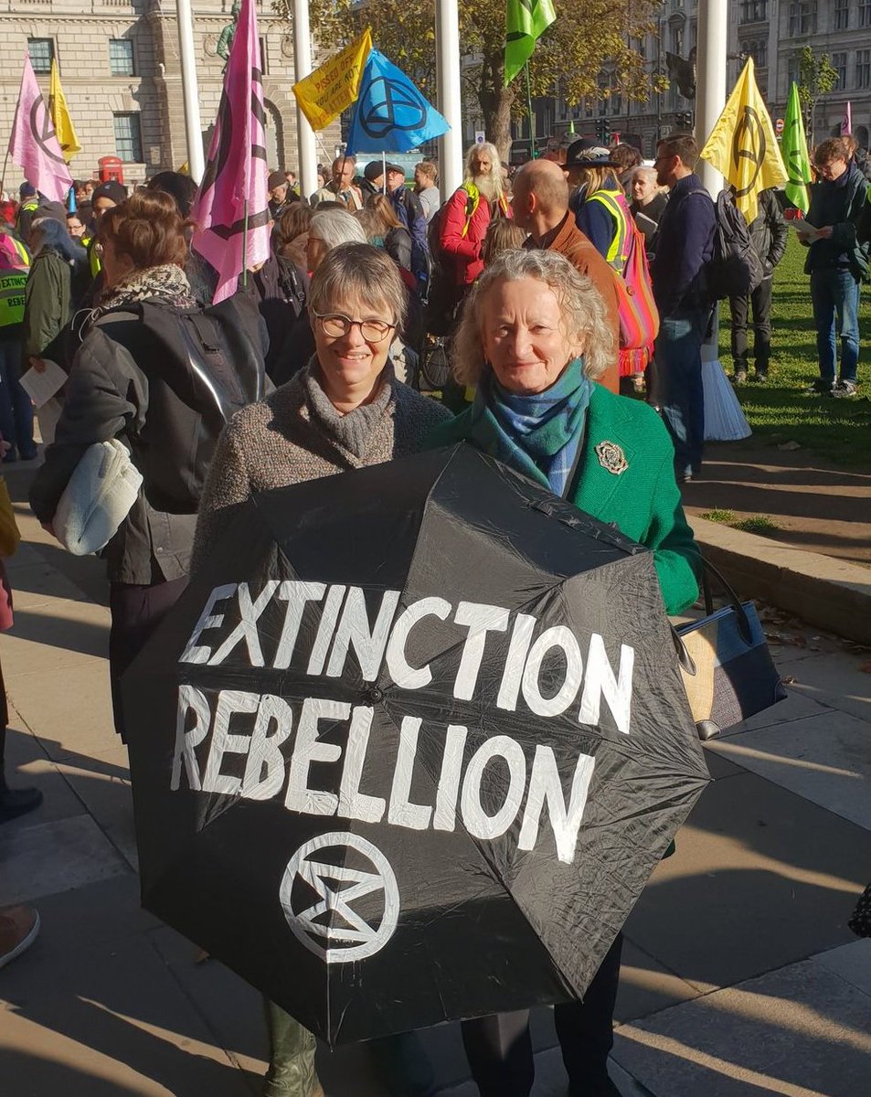 GreenPartyMolly's tweet image. I'm in Parliament Square for the launch of #ExtinctionRebellion

Here's my piece for @guardianeco on why I’m prepared to turn from law-maker to law-breaker to try to save the planet: theguardian.com/commentisfree/…