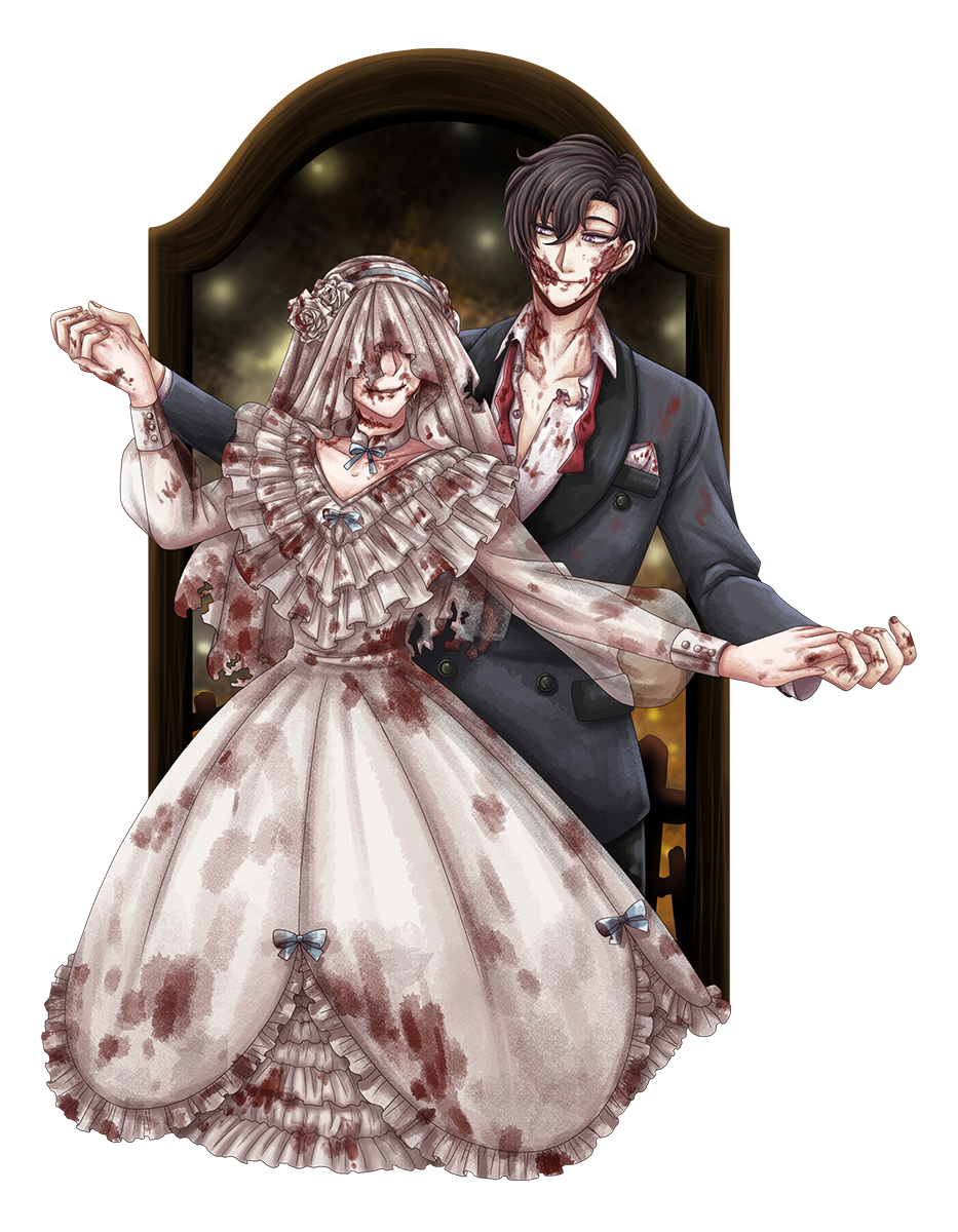 EHW_Kharon's tweet photo. *เดินเข้างานมาพร้อมกับผีดิบเจ้าสาวที่นัดแนะกันมา* #EHWhalloween https://t.co/mJLmKCanzq