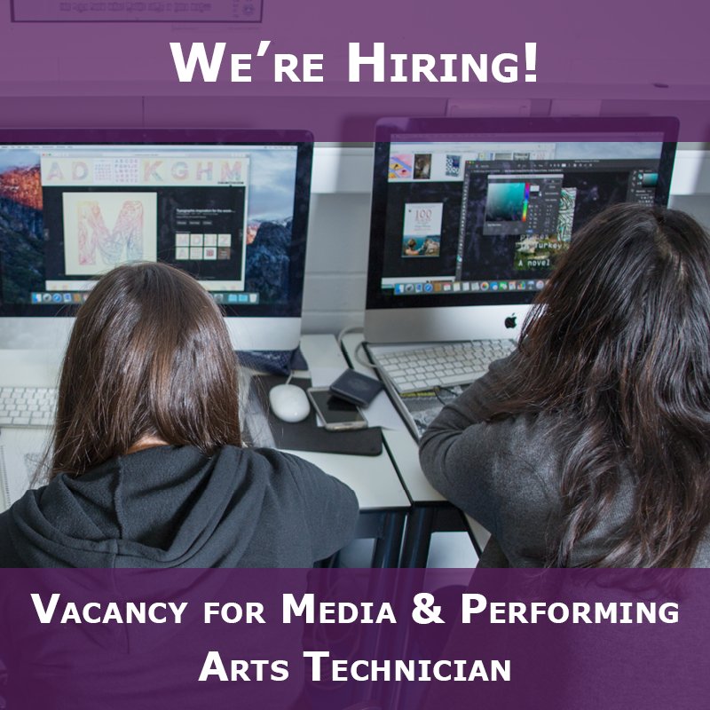 SuffolkOne's tweet photo. Be a part of our team! 
We're looking for a Media and Performing Arts Technician! The closing date for this #vacancy is Monday 5th November at 9am. Find out more and apply here: https://t.co/k0BDRmCEZ9 #Suffolk #Jobs https://t.co/8qYO9jFfW3