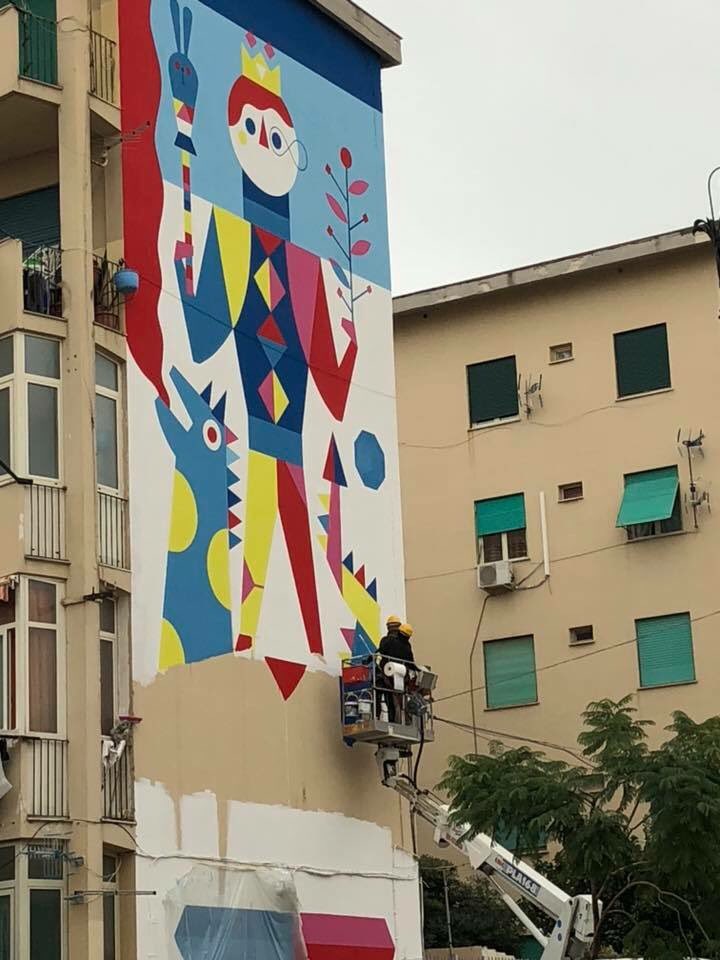 Retake_Palermo's tweet photo. Nuovi murales a #Palermo: il progetto è #Pangrel ed è tutto alla #Kalsa.
Committente dell'operazione è la Fondazione Federico II che ha assoldato due curatori: il bresciano Alessandro Mininno e il palermitano Gabriele Micciché. https://t.co/3fjaBEF5ml
