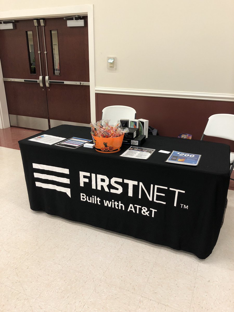 We had a successful day yesterday at the Baldwin County Sheriff’s Health Fair!! We’re up bright and early for day 2. Excited to spread the word about <a href="/FirstNetGov/">FirstNet Authority</a> &amp; all the other awesome <a href="/ATT/">AT&T</a> &amp; <a href="/DIRECTV/">DIRECTV</a> promotions! <a href="/SallieH1Gulf/">Sallie Harrison</a> @Ralph_Rt836p 🌐🚓🚒🚑
