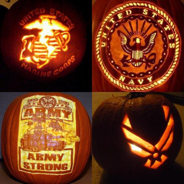 air force jack o lantern