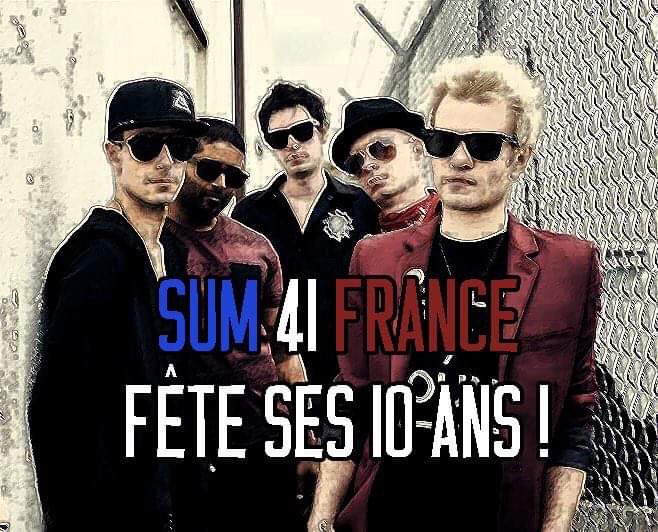 Sum 41 France fête ses 10 ans aujourd'hui ! Merci à tous d'avoir contribué à ce projet et merci à <a href="/Sum41/">Sum 41</a> pour sa confiance envers nous. Sachez une chose, ce n'est pas terminé 🎉🎈🎃
