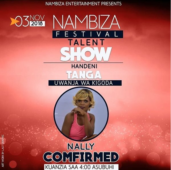 officialnallytz's tweet photo. Nami nitakuwepo Ndani Ya #NAMBIZAFESTIVAL #TALENTSHOW HANDENI TANGA Tarehe 3 November kuanzia saa 4 Asubuhi Uwanja Wa Kigoda! Usikoseee!!! @samfrodmusic https://t.co/QKv6lj5FPn