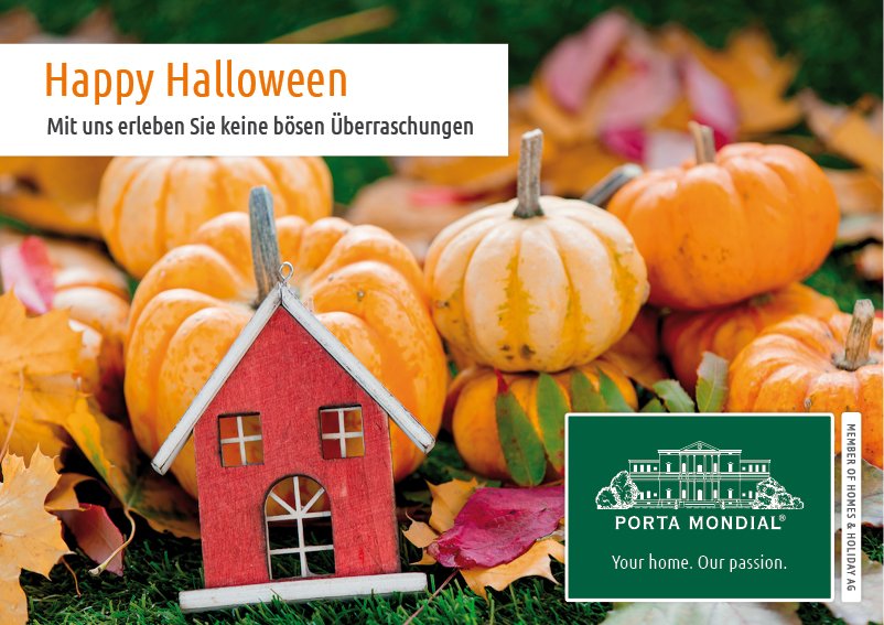 Mit einem kompetenten Immobilienmakler an Ihrer Seite erleben Sie keine bösen Überraschungen!  

#HappyHalloween #PortaMondial #realestate