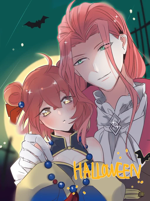 ロマぐだ♀?ハロウィン?
かわいいゾンビちゃんとロマに伯爵 
