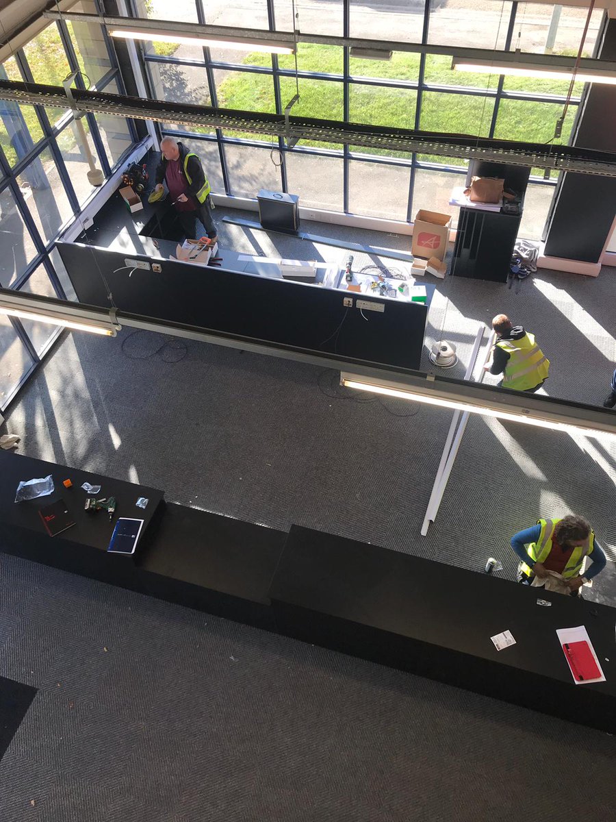 LincolnOutlet's tweet photo. Progress at #OfficeOutlet Lincoln today. Counters! Aisles! A Print Centre! Oh My! #lincoln https://t.co/iedeRI6ssq