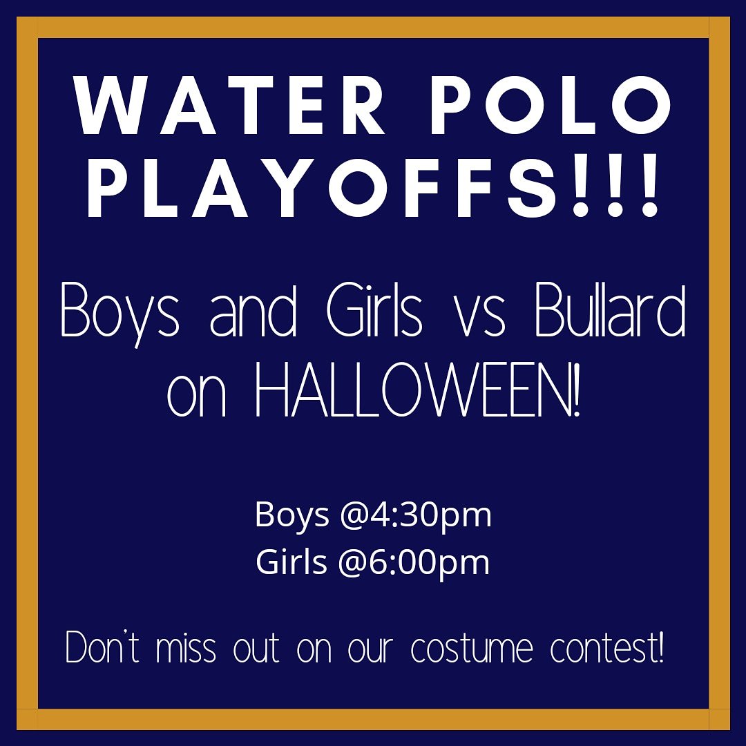 Come support <a href="/WolfpackPolo/">Wolfpack Water Polo</a> TONIGHT as they take on Bullard! See you there!