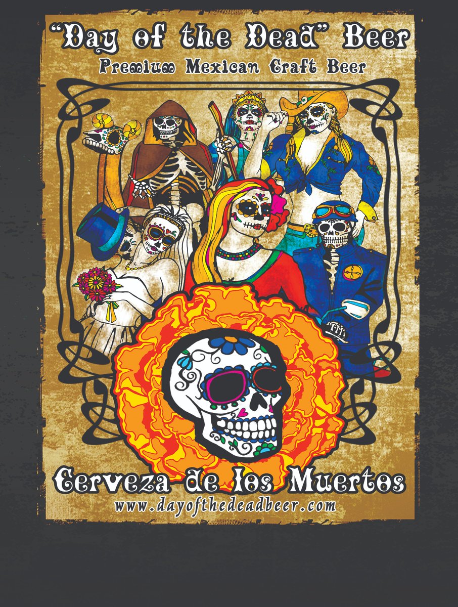 DOTD_UK's tweet photo. Happy Halloween .. Not long now until Day of the Dead . I hope you will be bringing us to your party #DayoftheDead #CraftBeer #Mexican https://t.co/rugd5qZVEP