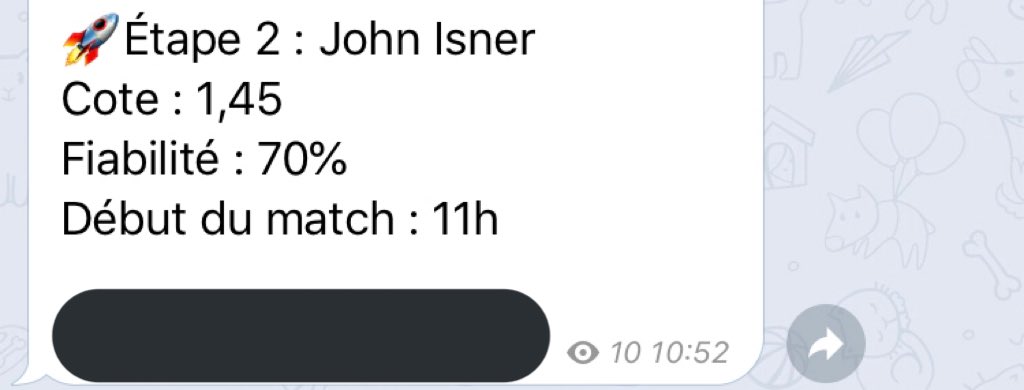 tldojrs's tweet photo. On enchaine avec la victoire d’Isner en tennis 🎾 #TeamParieur #ParionsSport https://t.co/4tfz8X9qir