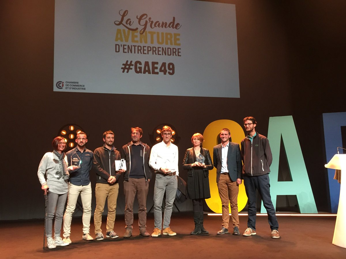 a49cho's tweet photo. 4 lauréats #espoirsdeleconomie 2018 #GAE49 @CCI49 ou la « #renaisSens » illustrée : que des #entrepreneurs #bâtisseurs ! #paysagistes #sicle + #salariés #repreneurs des #ateliersdelaGirouetterie + #sportadapté chez @cap_adapt + être #frugal avec @EisoxCompany https://t.co/9mR8ZcNXvM