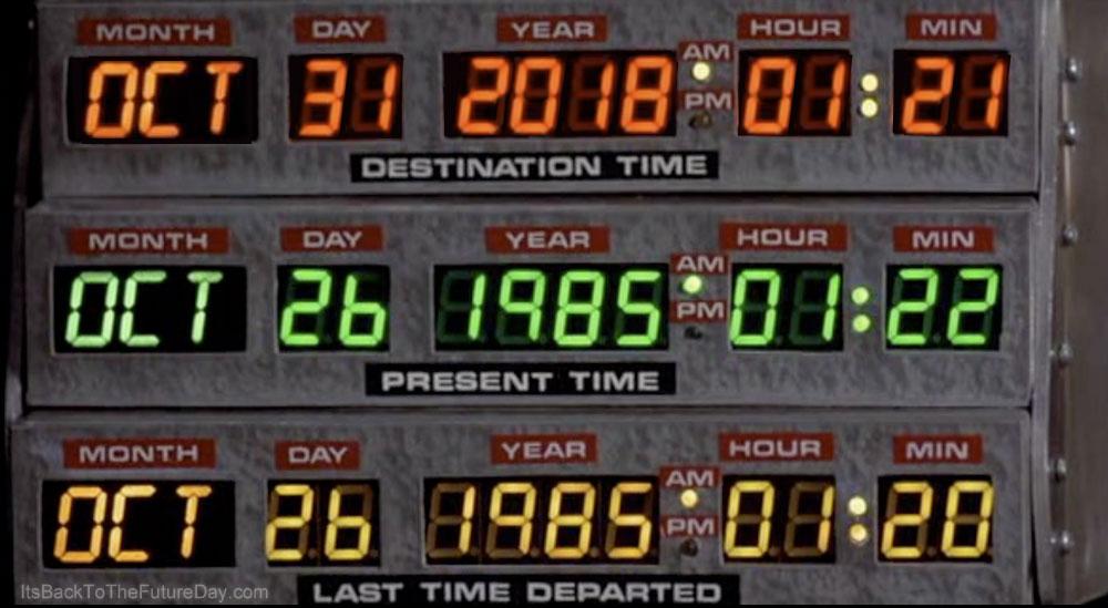 DrHercouet's tweet photo. C'est aujourd'hui que Marty McFly arrive dans le futur !! https://t.co/8pu5GBWu2I