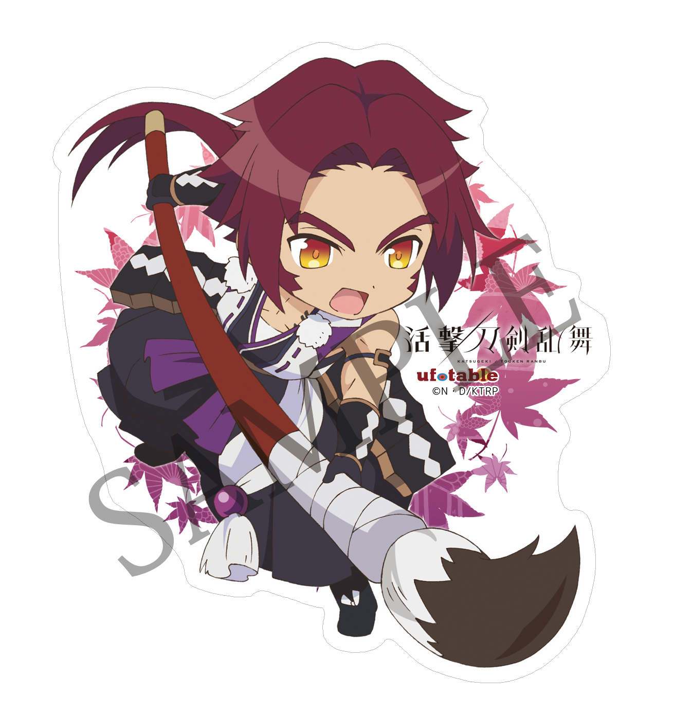 活撃 刀剣乱舞 薬研 蜻蛉切 鶴丸 ランチョンマット ufotable 活撃 刀剣乱舞』ufotableコラボカフェがノベルティやグッズを