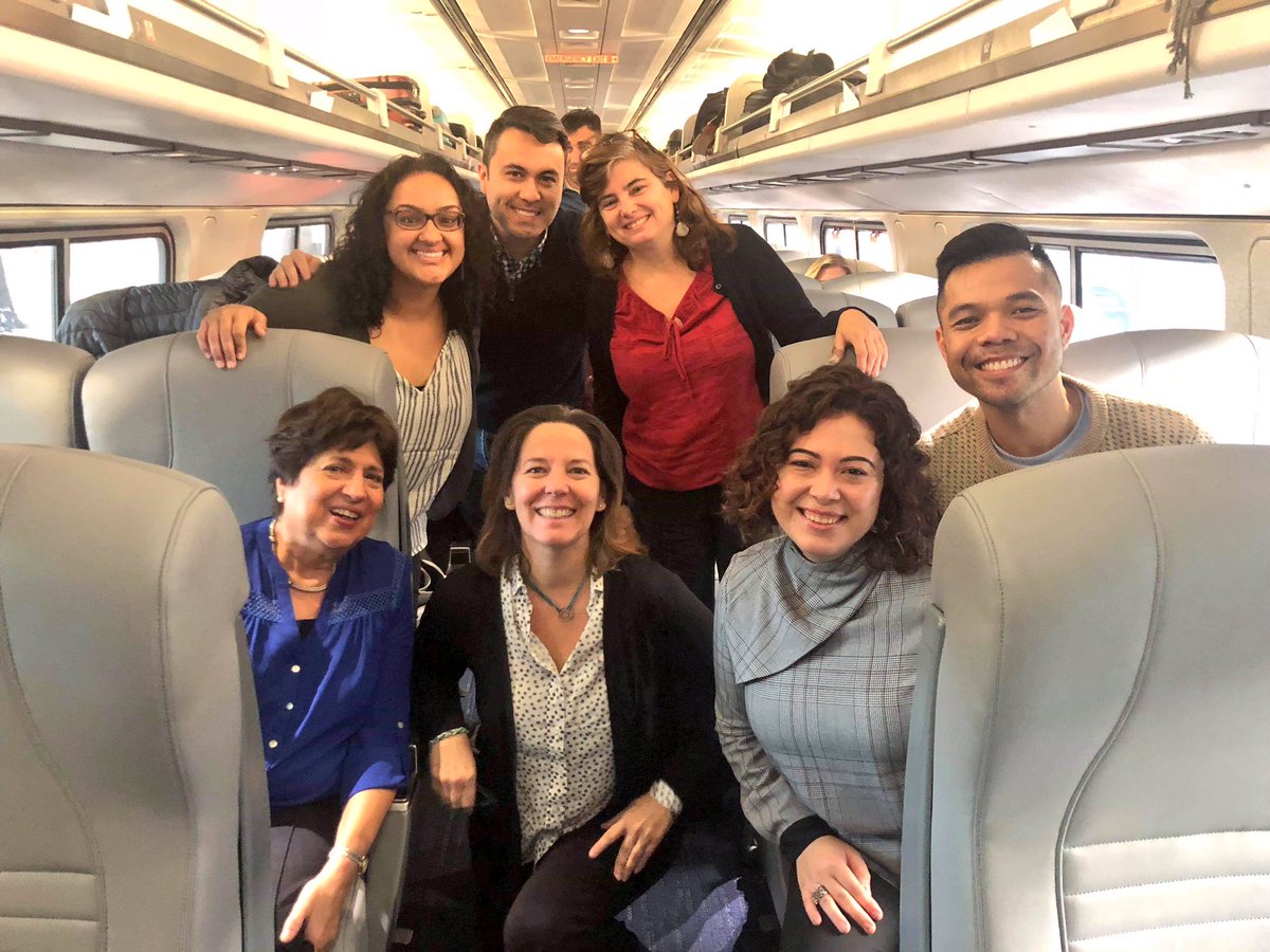 <a href="/CUNY_NYSIEB/">CUNY-NYSIEB</a> <a href="/GC_CUNY/">The Graduate Center</a> @UrbanEdCUNY team on our way to visit <a href="/AmericanReading/">American Reading</a>!