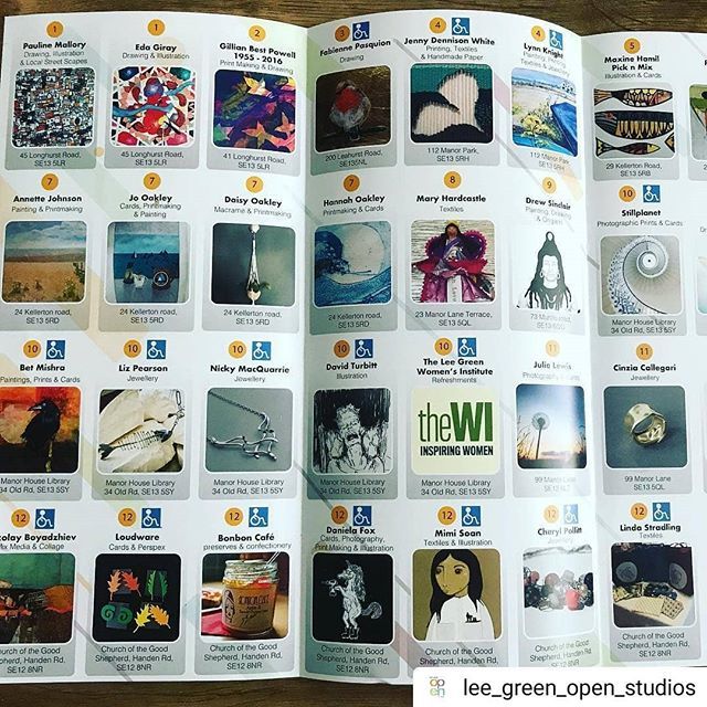 If you are near #SE13 this weekend or next, you'll be in for a treat 🎃 if you go check out the many artists opening their doors for the @lee_green_open_studios
• • • • •
#Repost @lee_green_open_studios
#openstudiosweekend #hithergreen #londonart … ift.tt/2Q71PKr