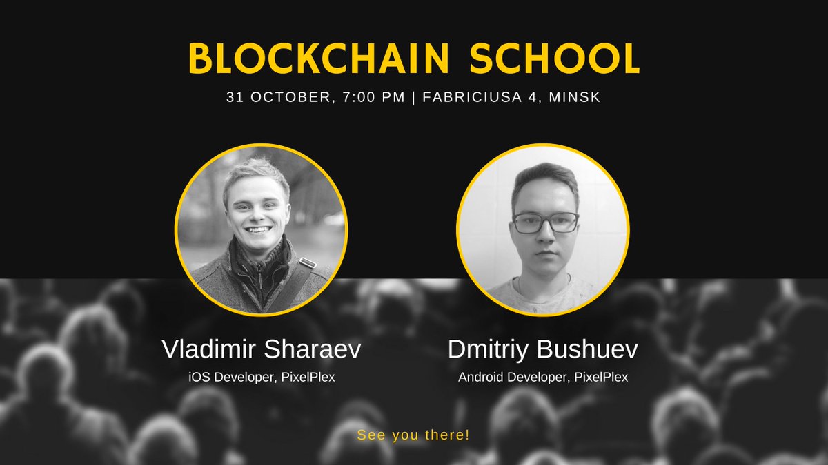 pixelplexinc's tweet photo. Top content, wonderful audience, and lots of bright people are waiting for you at IMAGURU tonight. Vladimir Sharaev and Dmitriy Bushuev, developers from PixelPlex, will talk about innovative blockchain framework - ECHO. See you there!
#crypto #pixelplex #blockchain https://t.co/yVJNMs6TV5