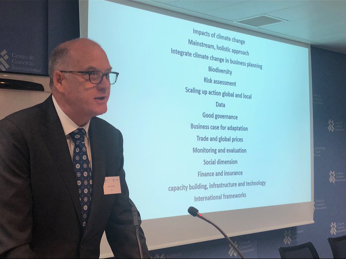 Activating the related #ecosystems is essential to enable the private sector to adapt to #climatechange, says ⁦<a href="/AndersAeroe/">Anders Aeroe</a>⁩, Director ⁦<a href="/ITCnews/">International Trade Centre (ITC)</a>⁩

#FoodxClimate event 

⁦⁩ ⁦⁦<a href="/UNFCCC/">UN Climate Change</a>⁩