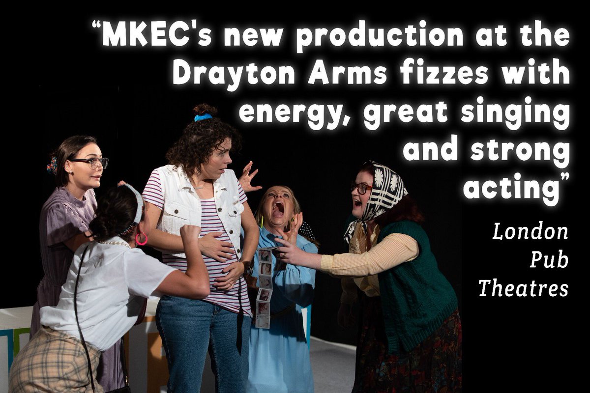 We are all buzzing to start again today.  Don’t miss out on a rare chance to see this truly wonderful show.  Tix;   thedraytonarmstheatre.co.uk/tickets.php