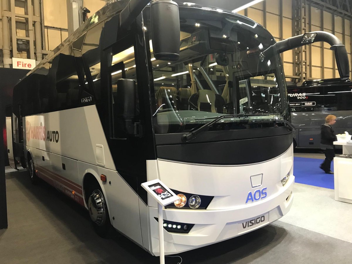 A first appearance <a href="/EuroBusExpo/">Euro Bus Expo</a> from the AOS Visigo with the <a href="/Cummins/">Cummins Inc.</a> B6.7 meeting a growing demand for 9m midi-coaches in the UK.