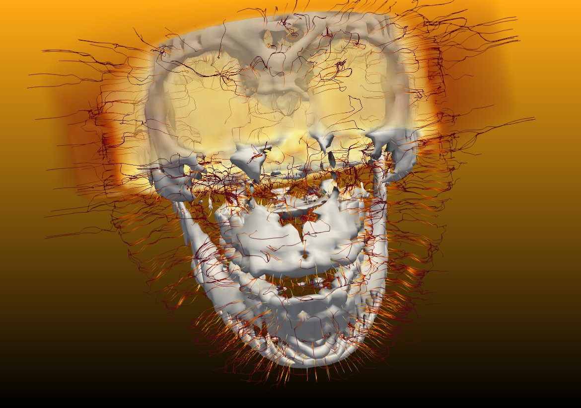 Kitware's tweet image. #HappyHalloween #RenderedInParaView