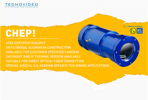 tecnovideo's tweet photo. @Tecnovideo is delighted to present CHEP: the New cost-effective, ATEX Certified Aluminium Camera Housing for Hazardous Area applications. https://t.co/R9EXtZ04bl #camerahousing #hazardousarea #miningapplications #ATEX #Aluminium https://t.co/VdFr2PWwEL